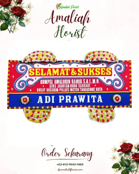 Papan Bunga Ucapan Selamat Sisalam