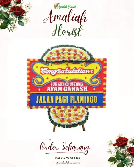 Sewa Papan Bunga Sisalam
